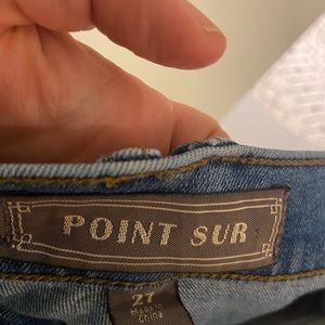 Point sur for jcrew embroidered jeans